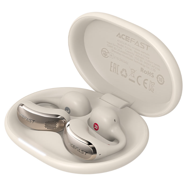 Беспроводные наушники ACEFAST FA006 ACECLIP Pro wireless earbuds Light Gold купить оптом купить оптом