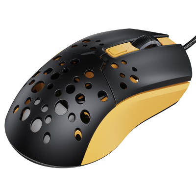 Игровая мышь HOCO GM51 Sky luminous gaming wired mouse - Black/Yellow