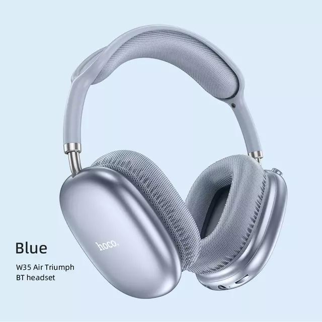 Беспроводные наушники Hoco W35 Air Triumph BT headphones- Blue купить оптом купить оптом