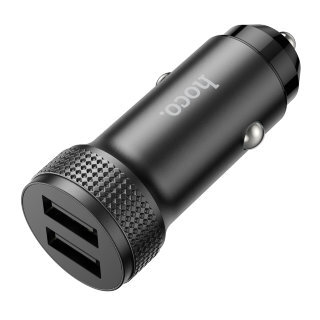 Автомобильное ЗУ Hoco Z49 level dual port - Black