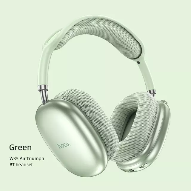 Беспроводные наушники Hoco W35 Air Triumph BT headphones- Green купить оптом купить оптом