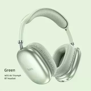 Беспроводные наушники Hoco W35 Air Triumph BT headphones- Green
