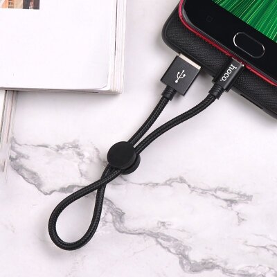 Кабель hoco X35 Premium charging data cable for Micro(L=0.25M) - Black