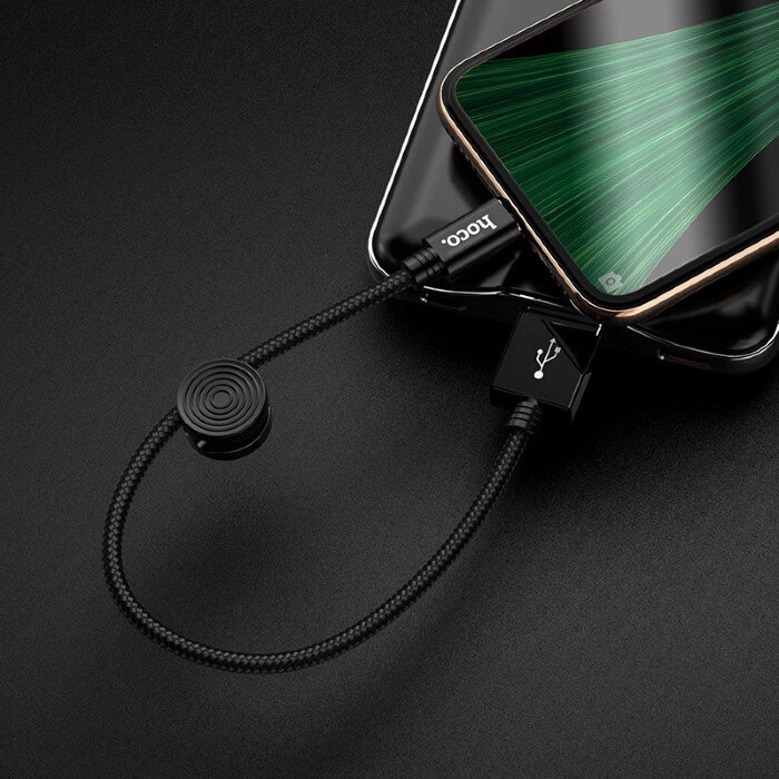 Кабель hoco X35 Premium charging data cable for Micro(L=0.25M) - Black купить оптом купить оптом