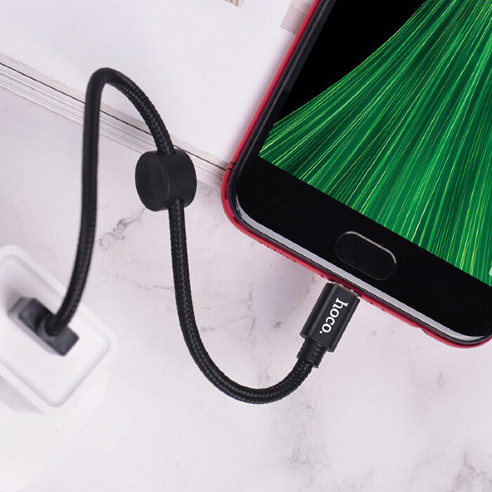 Кабель hoco X35 Premium charging data cable for Micro(L=0.25M) - Black купить оптом купить оптом