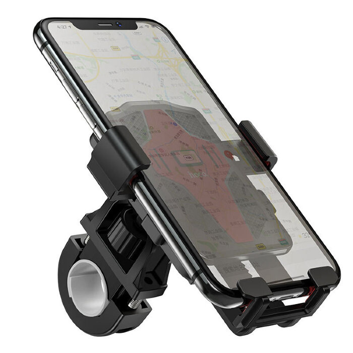 Держатель телефона для мотоцикла/велосипеда hoco CA73 Flying one-touch bicycle and motorcycle universal holder - Black/Red купить оптом купить оптом