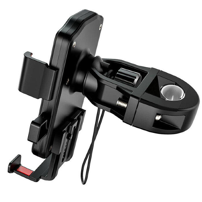 Держатель телефона для мотоцикла/велосипеда hoco CA73 Flying one-touch bicycle and motorcycle universal holder - Black/Red купить оптом купить оптом