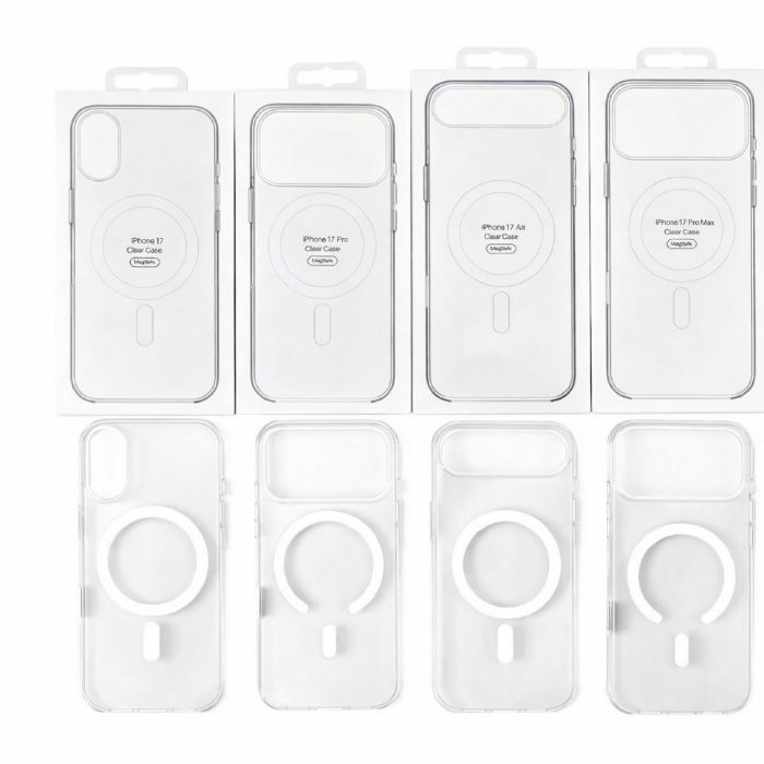 Чехол Clear Case Magsafe IPhone 17 Pro Max (1:1) - Clear купить оптом купить оптом
