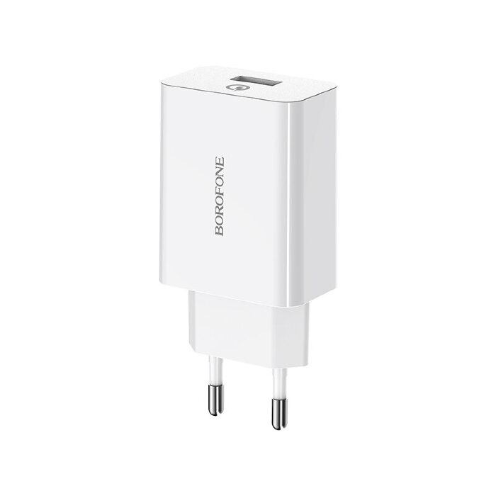Сетевой адаптер BOROFONE BA21A Pro long journey single port PD20W charger(EU) White купить оптом купить оптом