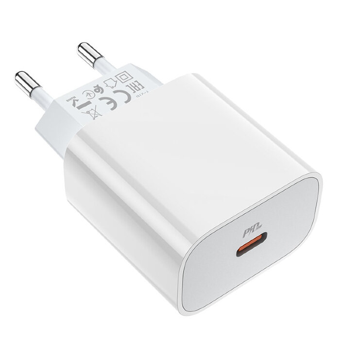 Зарядка hoco C76A Plus PD 20W (Type-C на Lightning) (ЕС) купить оптом купить оптом