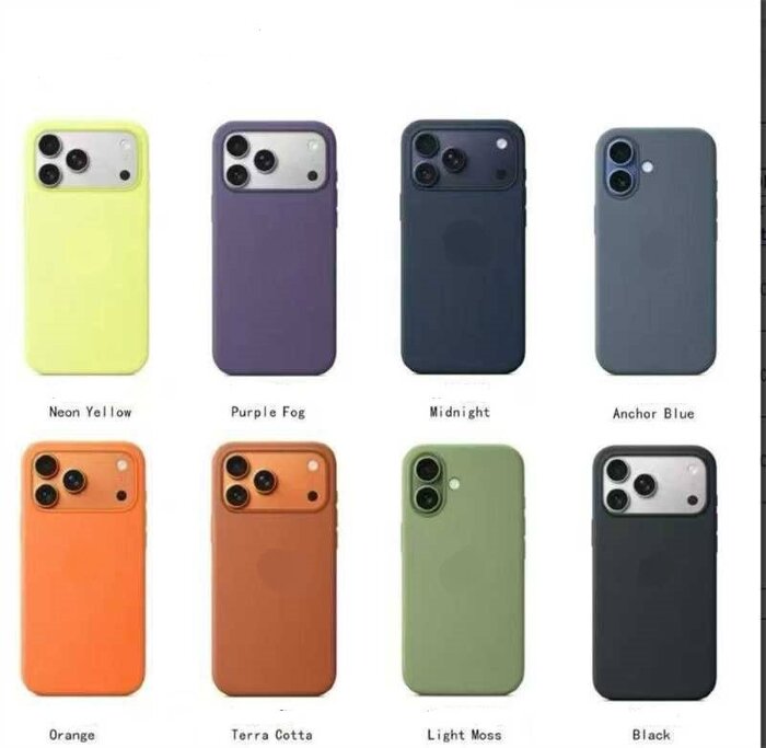 Чехол Silicone case Magsafe for IP 17 Pro Max (6.9) Orange купить оптом купить оптом