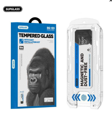 Защитное стекло SupGlass SG-03 Transparent Glass with Easy Installation Kit For iPhone 17 Pro (6.3)