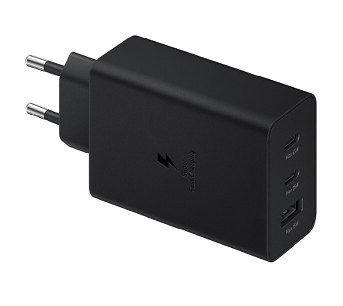 Сетевое зарядное устройство Samsung 65W PD Power Adapter Trio EP-T6530 - Black купить оптом купить оптом