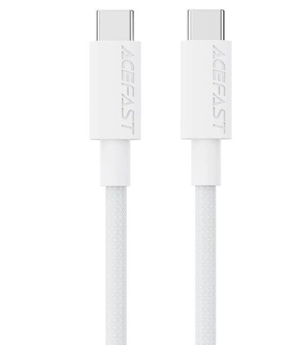 Кабель ACEFAST C18-03 USB-C to USB-C braid charging data cable, White купить оптом купить оптом