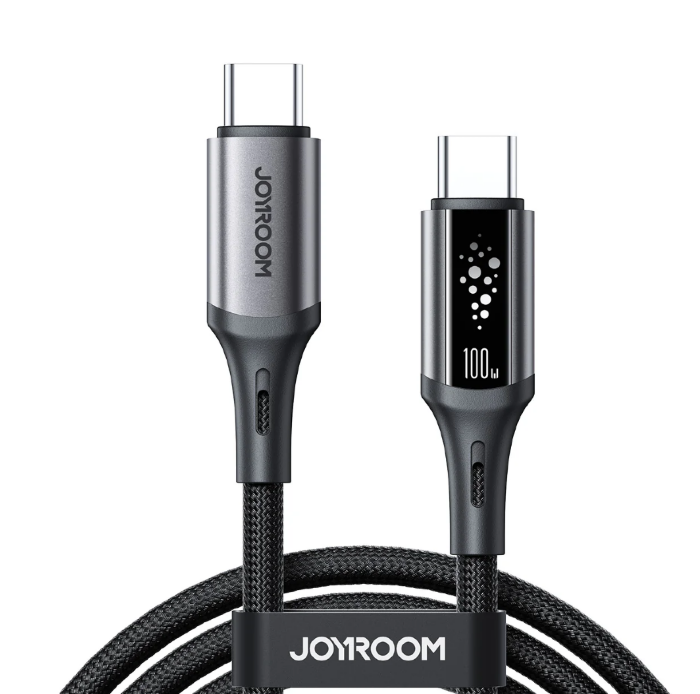 Кабель JoyRoom S-A60 StarTalk Series 100W Fast Charging Data Cable (Type-C to Type-C) 1.2m-Black купить оптом купить оптом