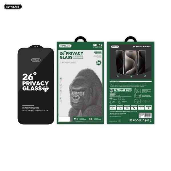 Защитное стекло SupGlass SG-12 Full Screen Coverage 26° Privacy Glass For Samsung S25 Edge купить оптом купить оптом