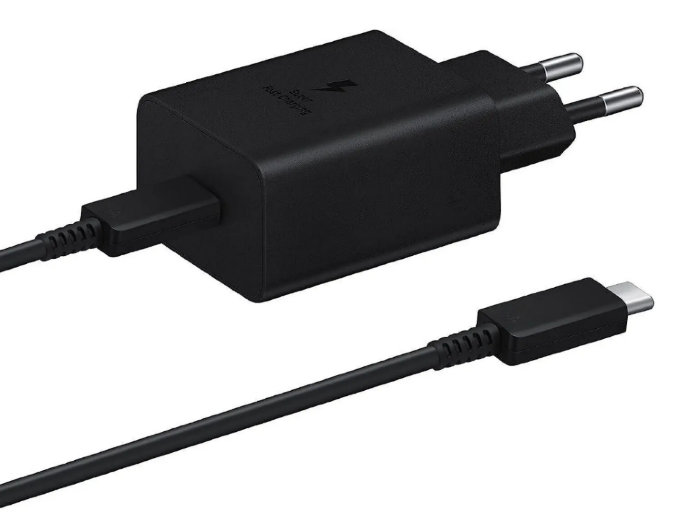 Сетевое зарядное устройство Samsung 65W PD Power Adapter Trio + Кабель EP-T6530 - Black купить оптом купить оптом