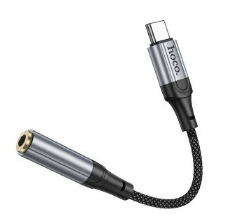 Аудио-переходник Hoco LS36 fresh digital Type-c to 3.5 audio converter - Черный купить оптом купить оптом