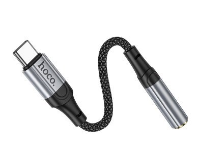 Аудио-переходник Hoco LS36 fresh digital Type-c to 3.5 audio converter - Черный купить оптом купить оптом
