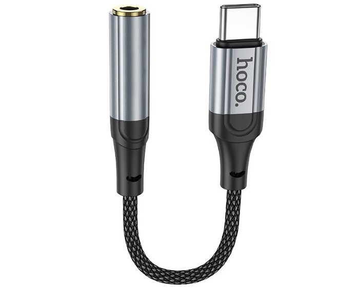 Аудио-переходник Hoco LS36 fresh digital Type-c to 3.5 audio converter - Черный купить оптом купить оптом