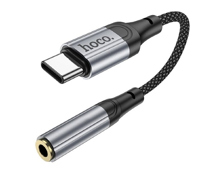 Аудио-переходник Hoco LS36 fresh digital Type-c to 3.5 audio converter - Черный купить оптом купить оптом