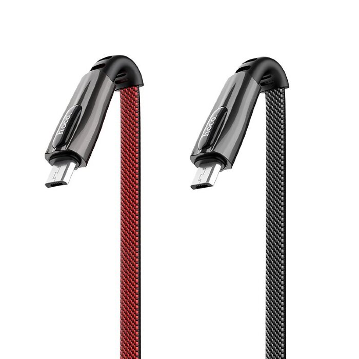 Кабель hoco U70 Splendor charging data cable for Micro - Red купить оптом купить оптом