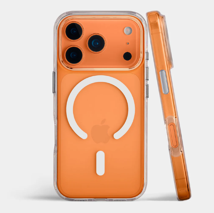 Чехол Clear Case Magsafe iPhone 17 Pro Max Orange купить оптом купить оптом