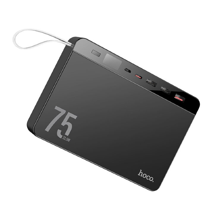 Power Bank Hoco J94 Overlord 22.5W fully compatible (75000mAh) - Black купить оптом купить оптом