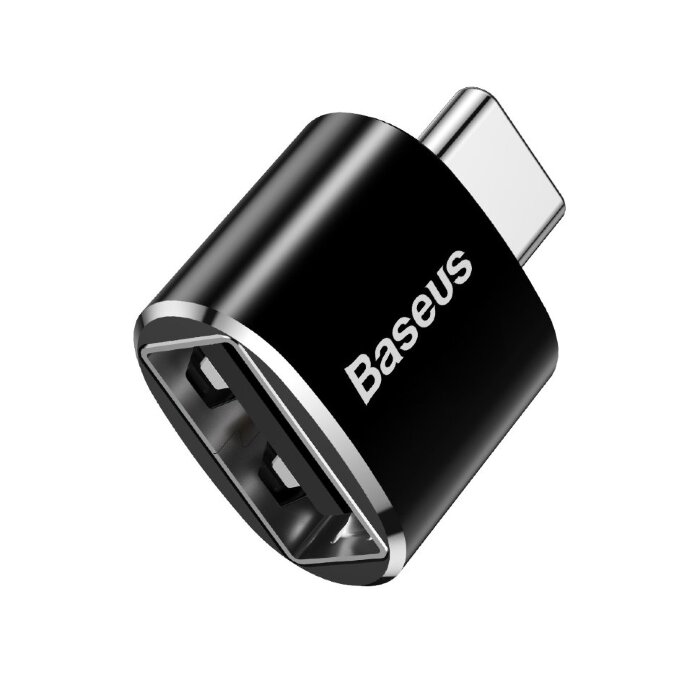Переходник Baseus USB Female To Type-C Male Adapter Converter (CATOTG-01) - Черный купить оптом купить оптом
