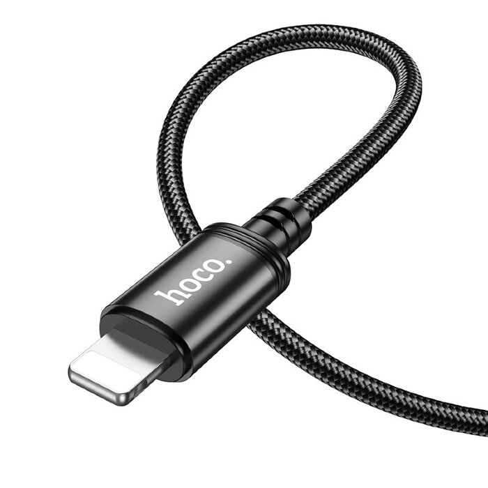 Кабель Hoco X89 Wind PD charging data cable iP(packaged) - Black