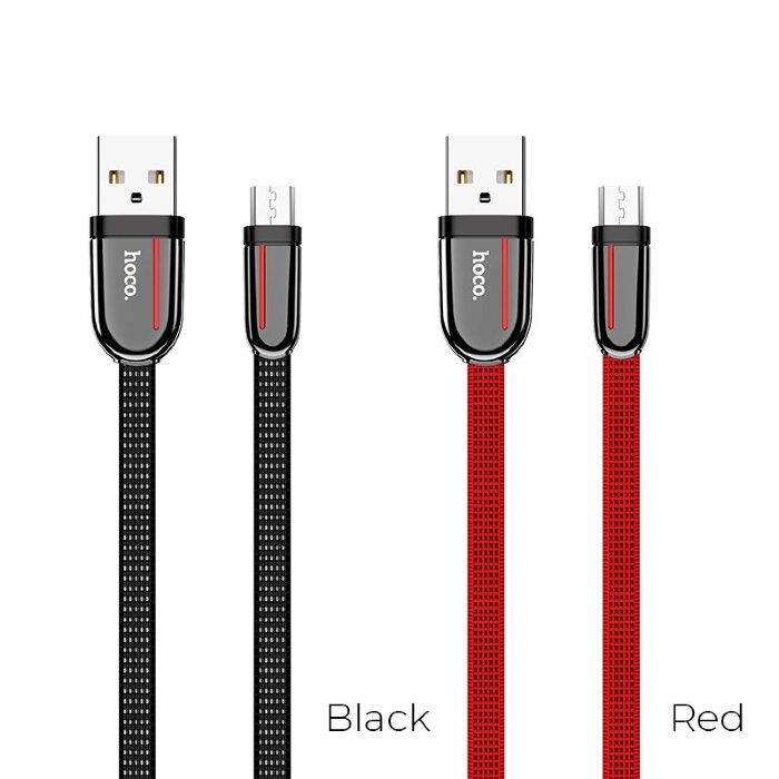 Кабель hoco U74 Grand charging data cable for Micro - Black купить оптом купить оптом