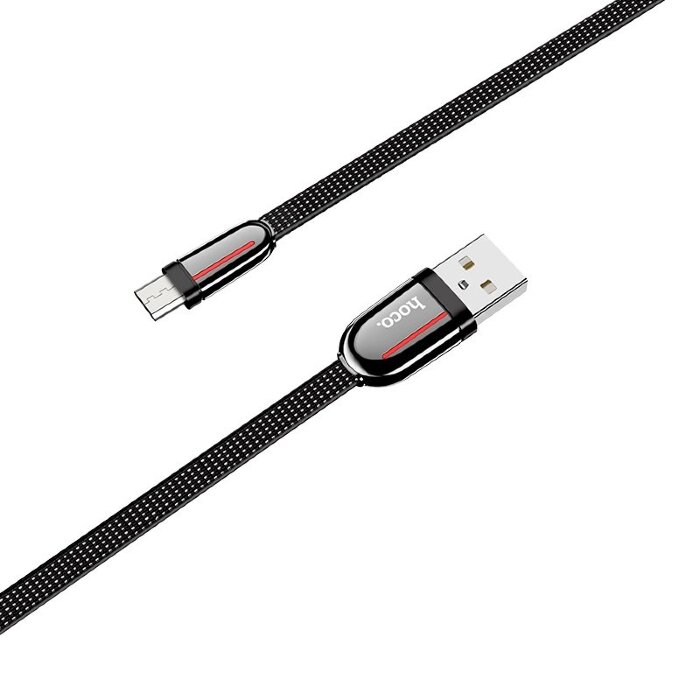 Кабель hoco U74 Grand charging data cable for Micro - Black купить оптом купить оптом