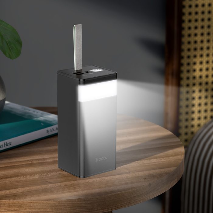 Power Bank hoco J86A 50000mAh Full LED (PD,QC,FCP/SCP,AFC,VOOC,DASH) - Black купить оптом купить оптом