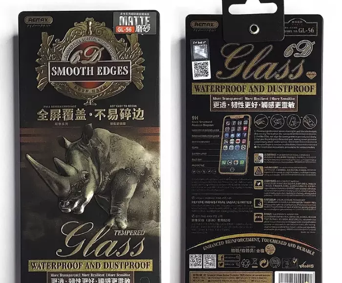 Защитное стекло REMAX Frost Series GL-56 Shatter-proof Temper Glass Screen Protector  для Iphone 14 Pro Max (Матовое)