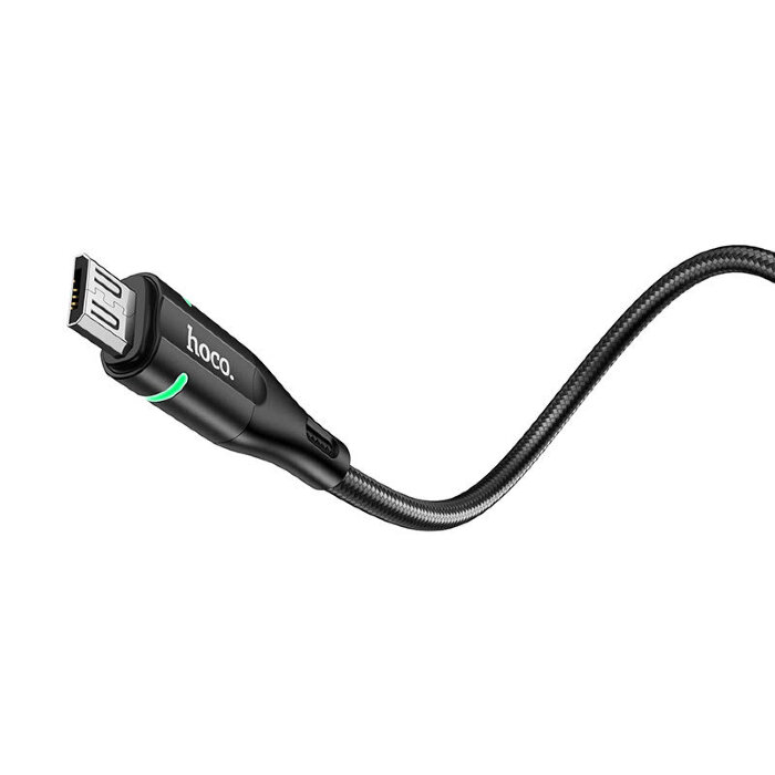 Кабель hoco U93 Shadow charging data cable for Micro - Black
