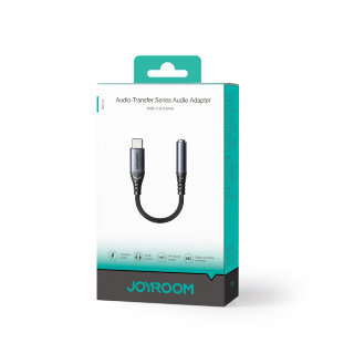 Аудиоконвертер Joyroom SY-C01 Audio-Transfer Series Audio Adapter (Type-C to 3.5mm) - Black купить оптом купить оптом