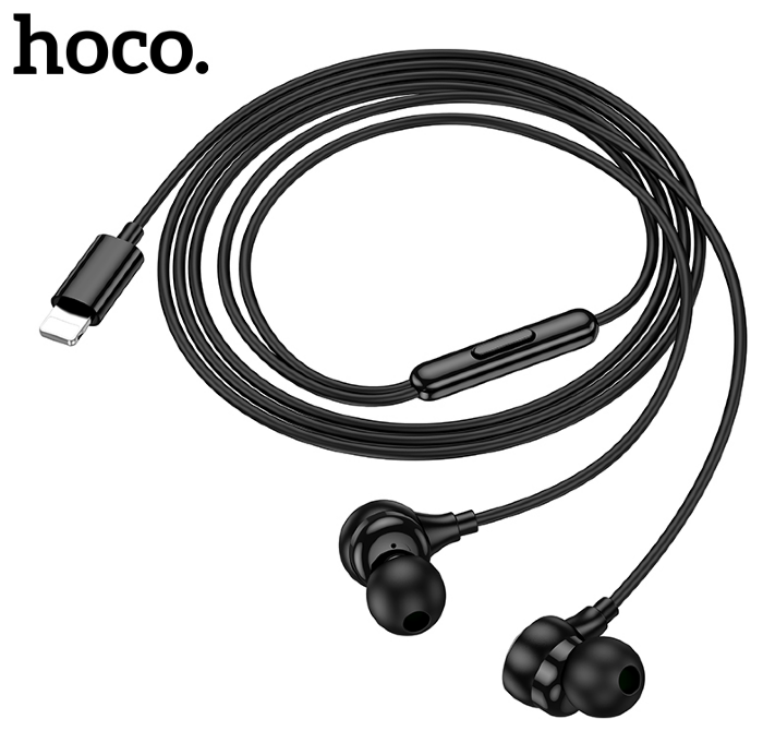 Наушники HOCO M116 Benevolent universal digital earphones with microphone(IP) White купить оптом купить оптом