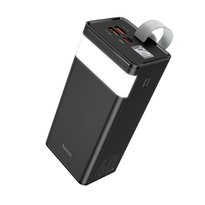 Power Bank hoco J86 40000mAh Full LED (PD,QC,FCP/SCP,AFC,VOOC,DASH) - Black купить оптом купить оптом
