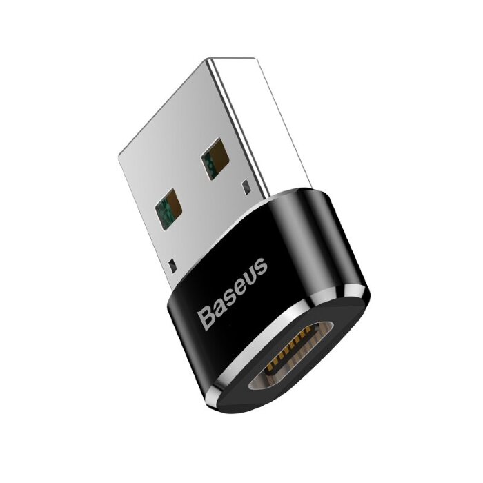 Переходник Baseus USB Male To Type-C Female Adapter Converter (CAAOTG-01) - Черный купить оптом купить оптом
