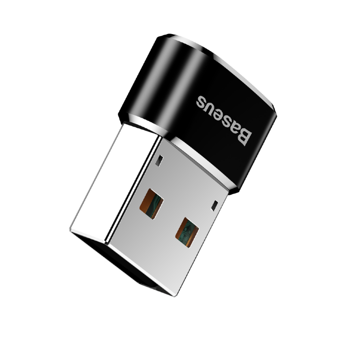 Переходник Baseus USB Male To Type-C Female Adapter Converter (CAAOTG-01) - Черный купить оптом купить оптом