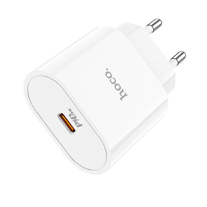 Зарядка hoco C94A Metro single port PD20W charger set (Type-C to iP) (EU) купить оптом купить оптом