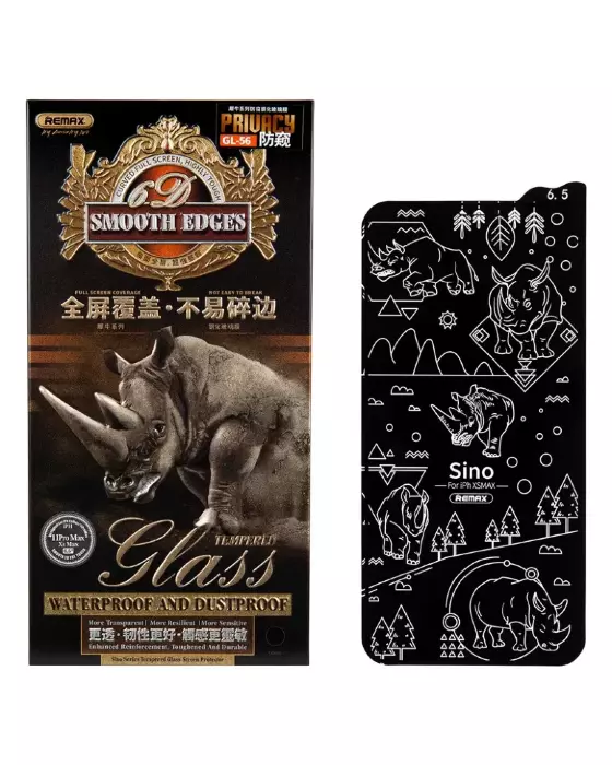 Защитное стекло REMAX Frost Series GL-56 Shatter-proof Temper Glass Screen Protector для Iphone XS MAX/11 PRO MAX (Матовое) купить оптом купить оптом