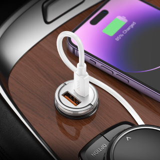 Автомобильное ЗУ Hoco NZ10 handy PD45W+QC3.0 car charger - Cеребро купить оптом купить оптом