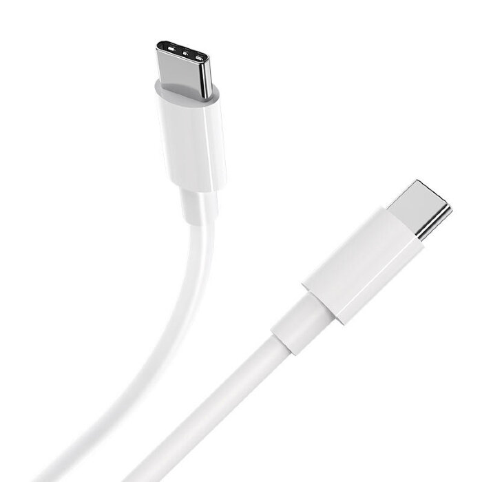 Кабель hoco X51 High-power 100W charging data cable Type-C to Type-C (L=1M) - White купить оптом купить оптом