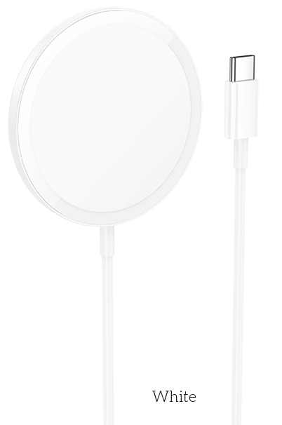 Беспроводная Зарядка HOCO CW52 Enjoy magnetic wireless fast charging White купить оптом купить оптом