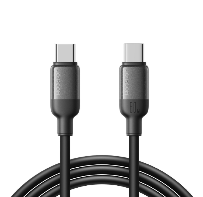 Кабель JoyRoom S-A62 Lively Series 60W Fast Charging Data Cable (Type-C to Type-C) 1.2m-White купить оптом купить оптом