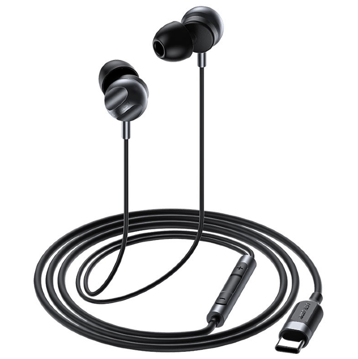 Наушники ACEFAST L6 USB-C in-ear wired earphones with mic, Black купить оптом купить оптом