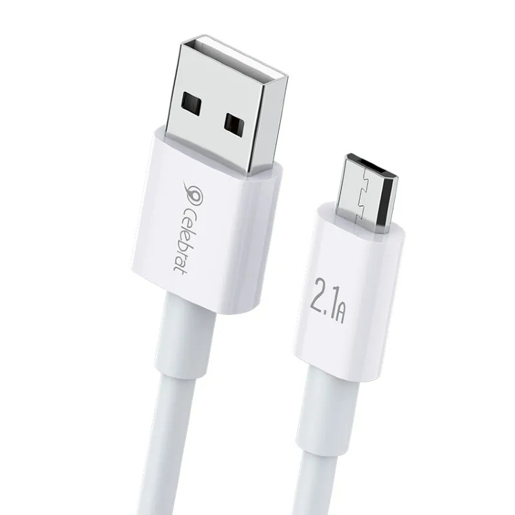 Кабель Celebrat CB-24 Fast Charging Cable 1.2m Micro - White оптом на ...