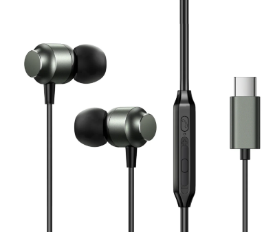 Проводные наушники JOYROOM JR-EC06 Type-C In-Ear Metal Earbuds Dark Gray