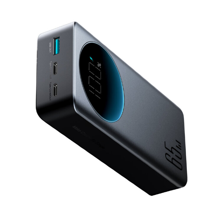 Power Bank Joyroom JR-PBF05 65W Digital Display Fast Charging 30000mAh - Black ?with Type-C To Type-C 100W 1.2M cable black?